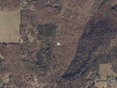 Aerial view around Ditto Falls in Alabama