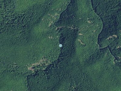 Aerial view around Hideaway Falls in Oregon
