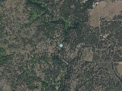 Aerial view around Little Chamokane Falls in Washington