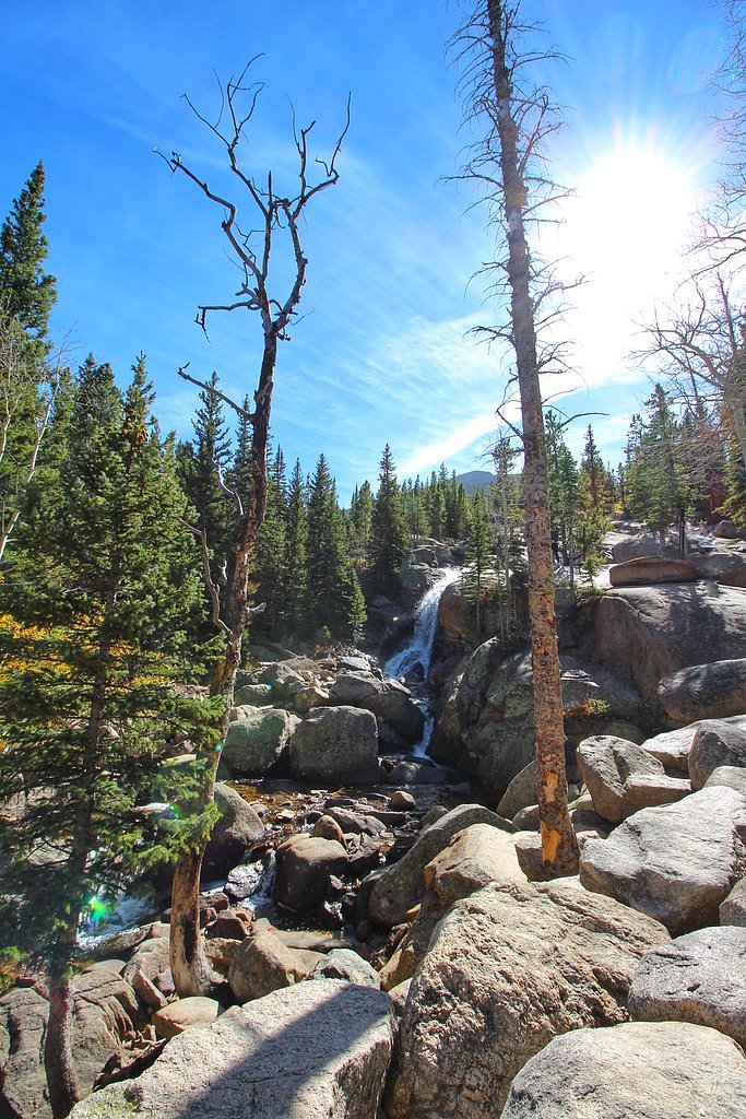 Alberta Falls waterfall