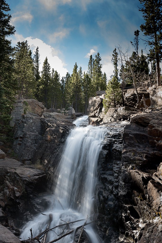 Alberta Falls waterfall
