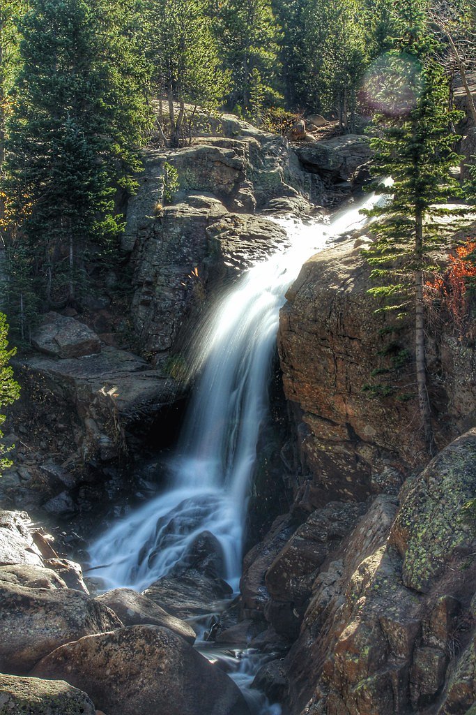 Alberta Falls waterfall
