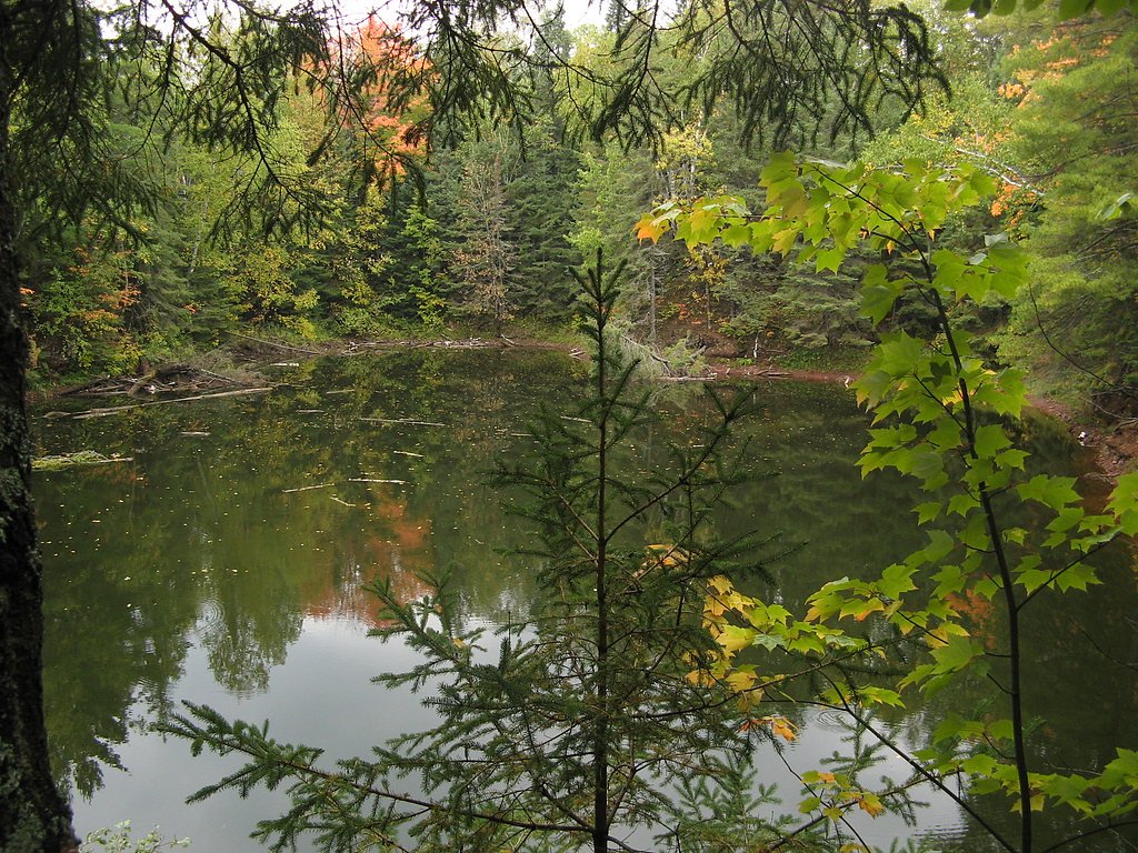 Amnicon Falls waterfall