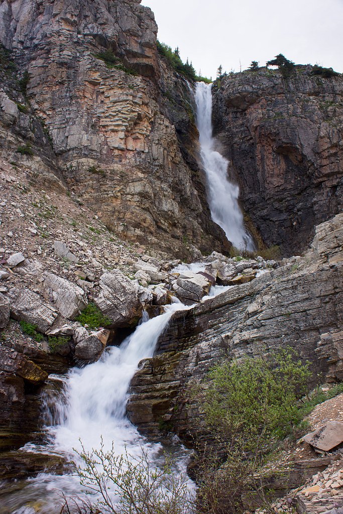 Apikuni Falls waterfall