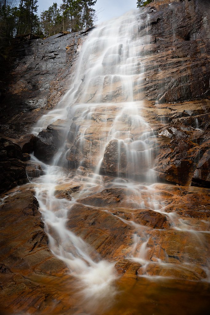 Arethusa Falls waterfall