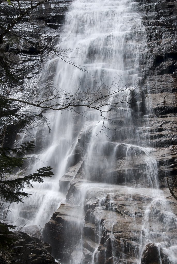 Arethusa Falls waterfall