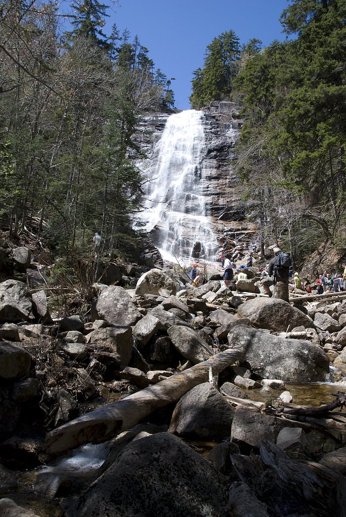Arethusa Falls waterfall