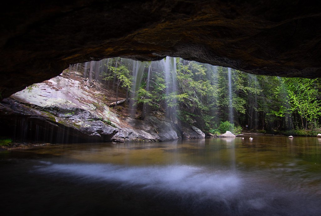 Beede Falls waterfall