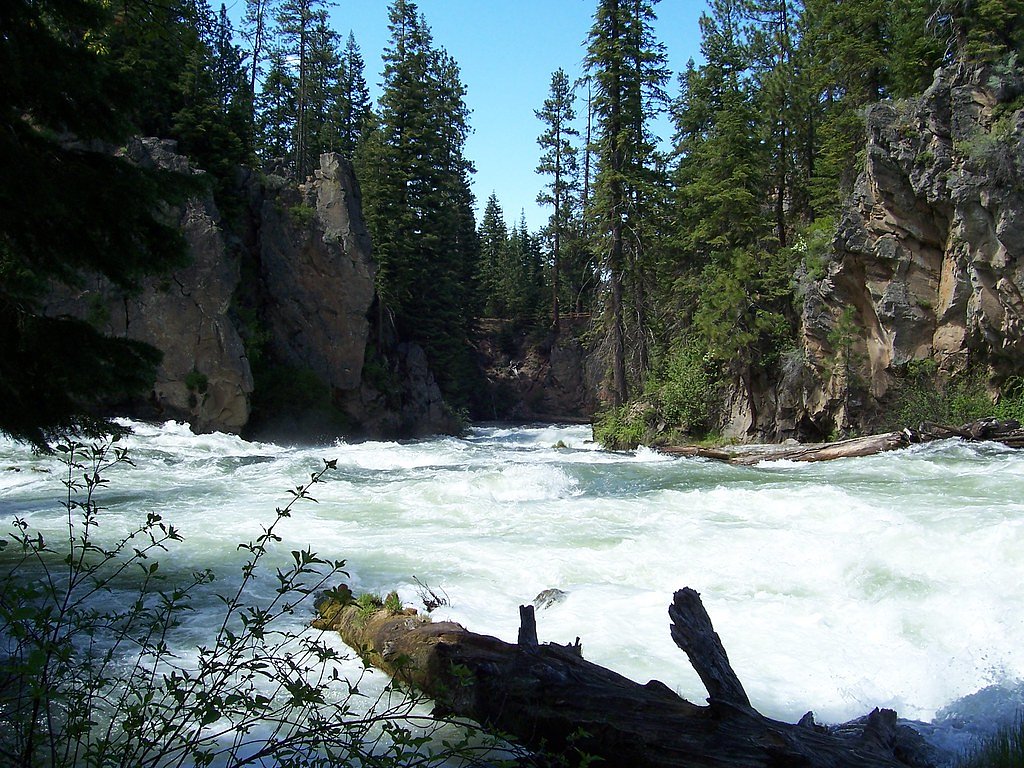 Benham Falls waterfall