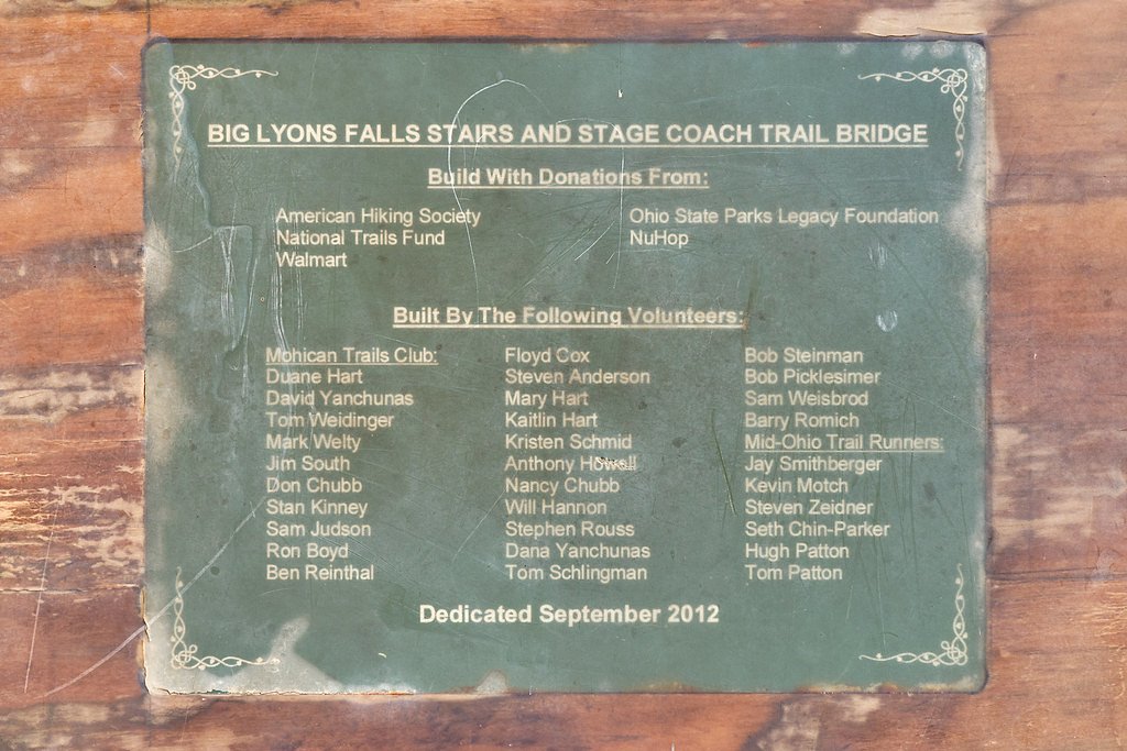 Big Lyons Falls waterfall