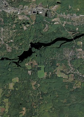 Big Quinnesec Falls (historical) waterfall