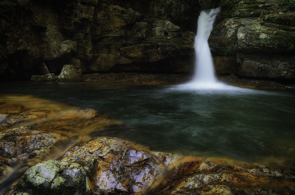 Bluehole Falls waterfall