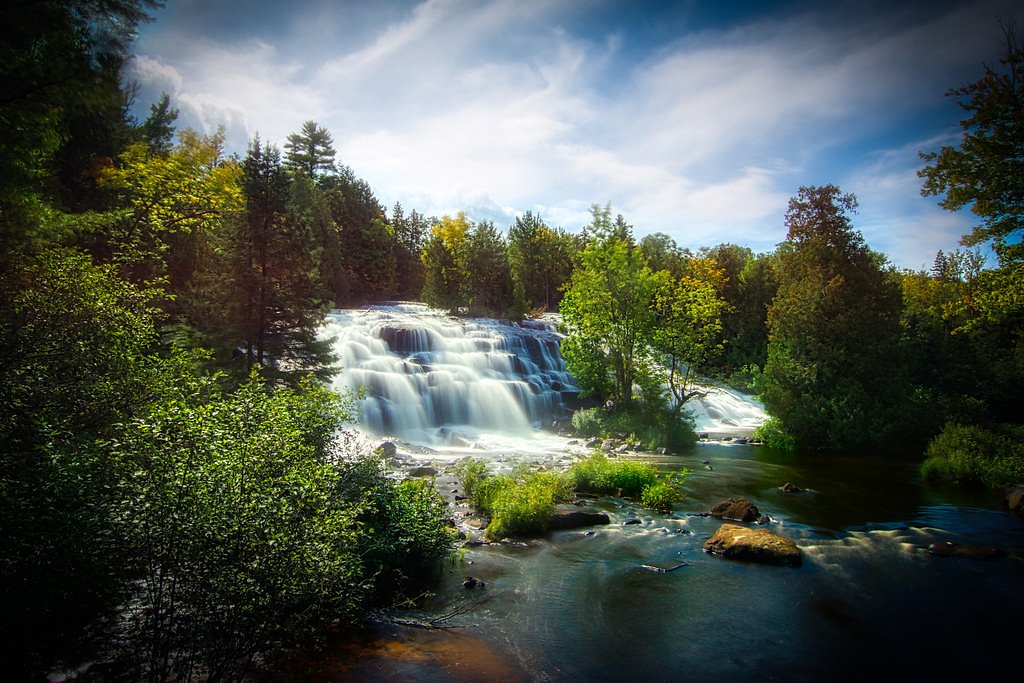 Bond Falls waterfall
