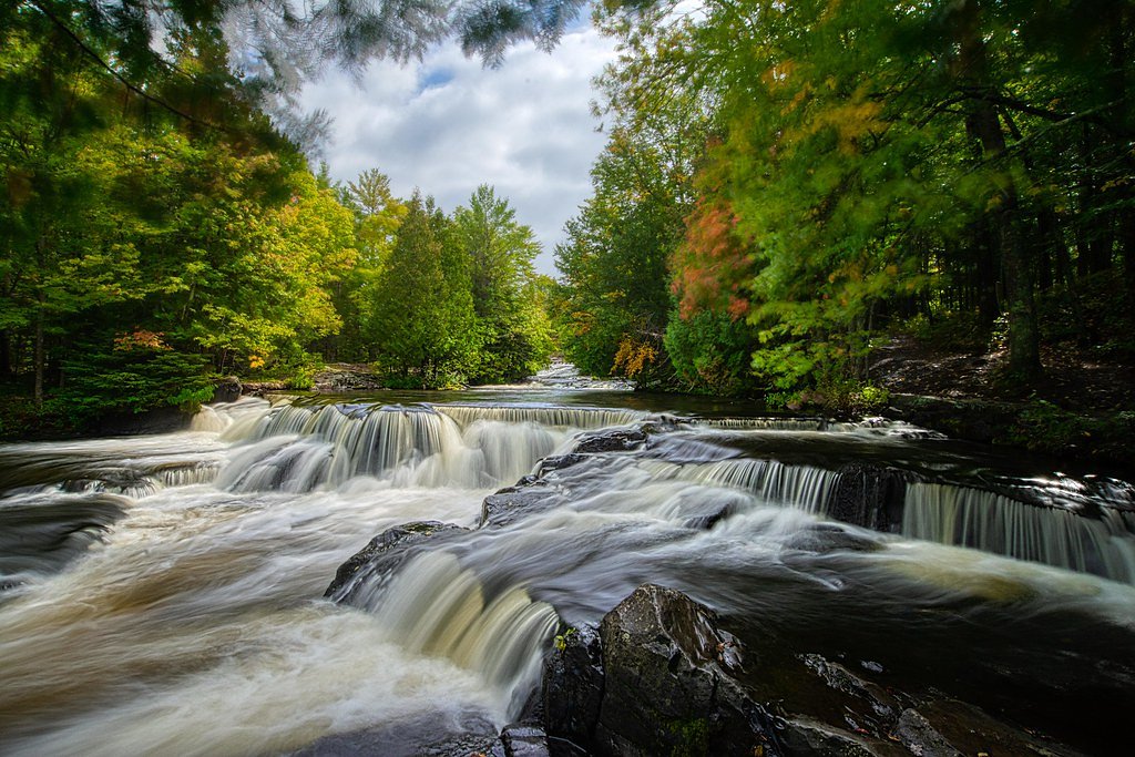 Bond Falls waterfall