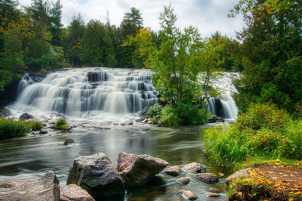 Bond Falls waterfall
