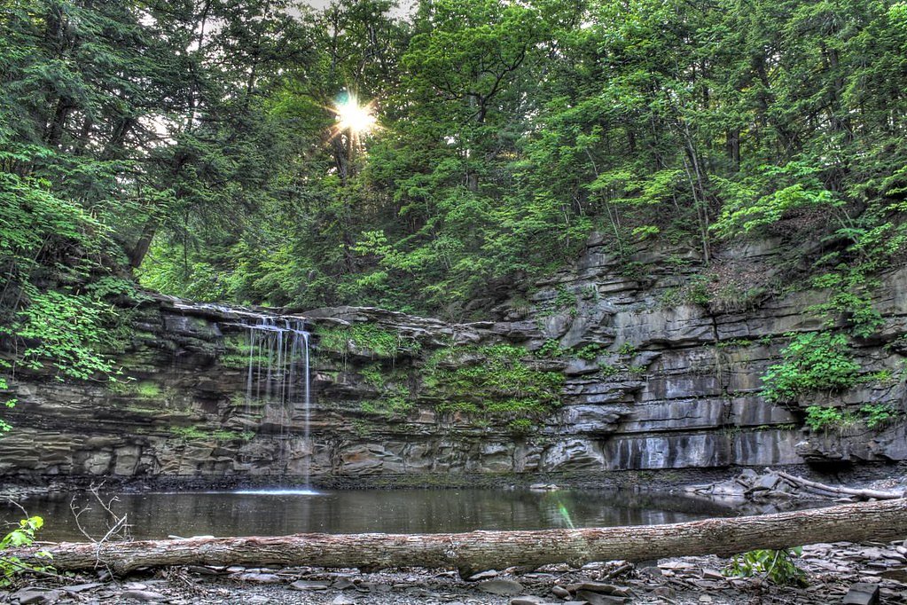 Bozen Kill Falls waterfall