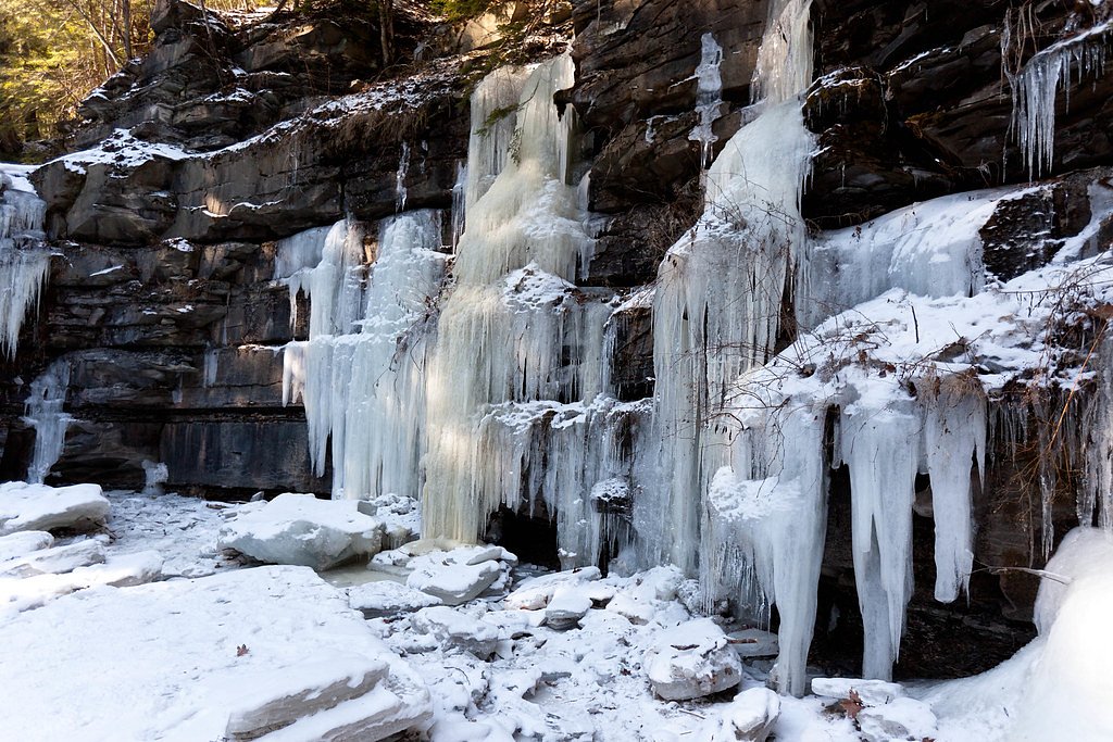 Bozen Kill Falls waterfall