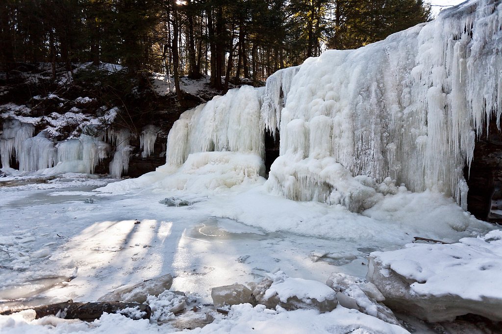 Bozen Kill Falls waterfall