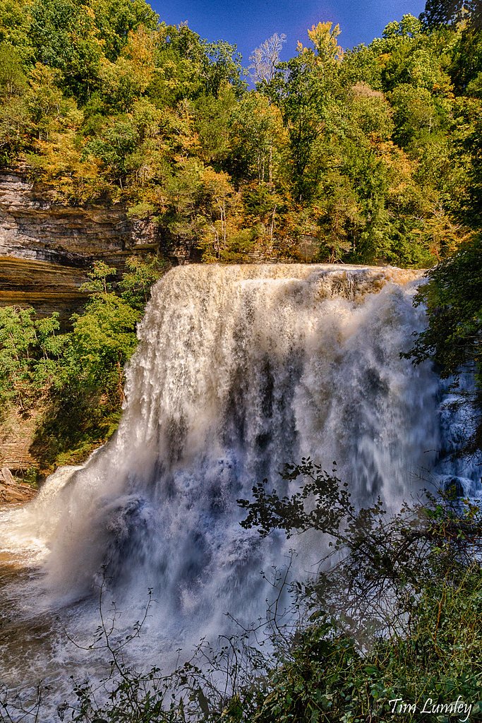 Burgess Falls waterfall
