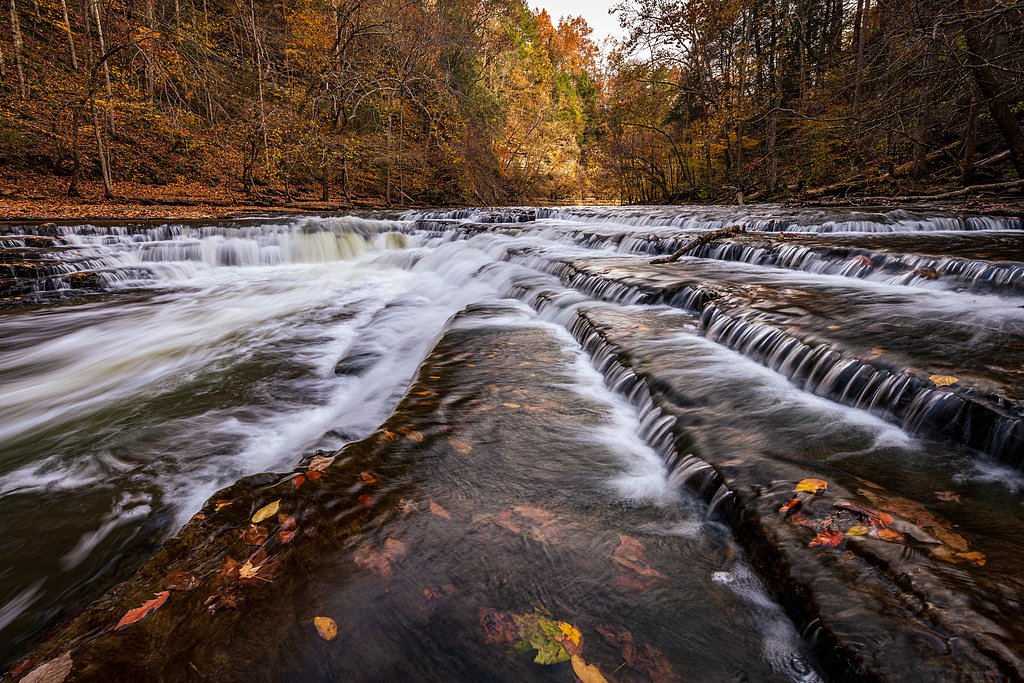 Burgess Falls waterfall