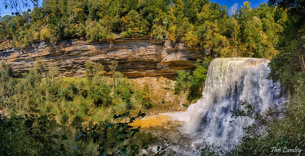 Burgess Falls waterfall