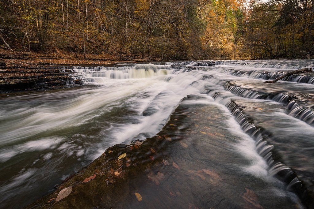Burgess Falls waterfall