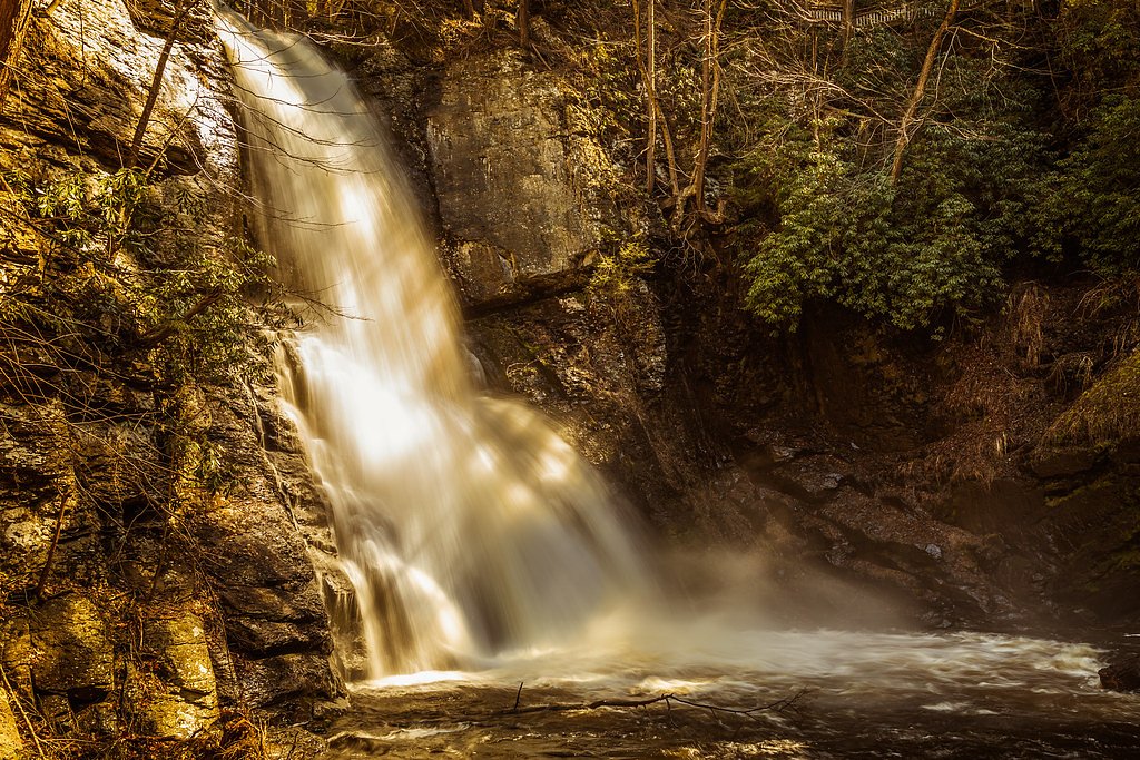 Bushkill Falls waterfall