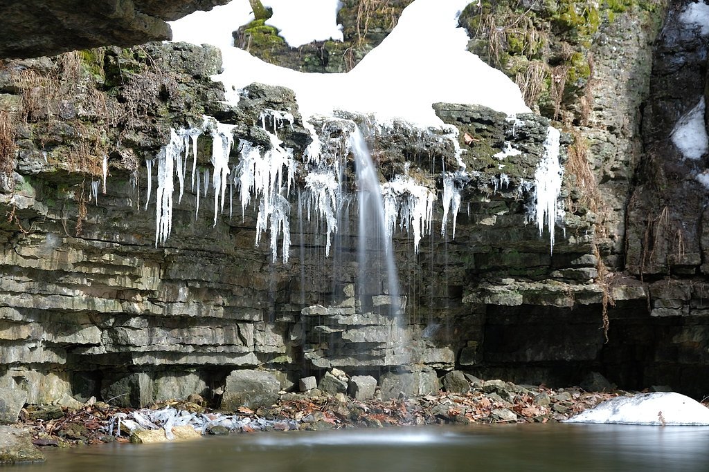 Canyon Creek Cascade waterfall