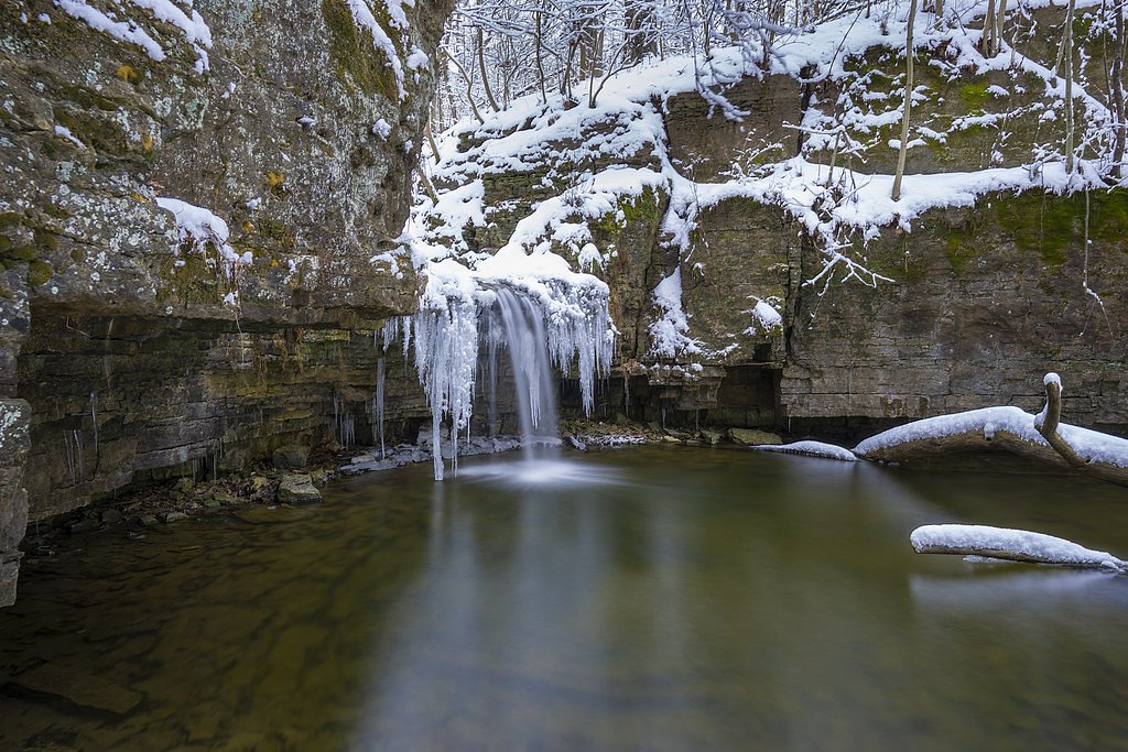 Canyon Creek Cascade waterfall