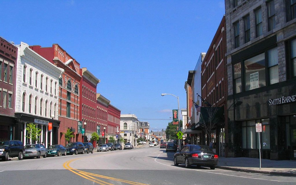 Center Rutland Falls waterfall