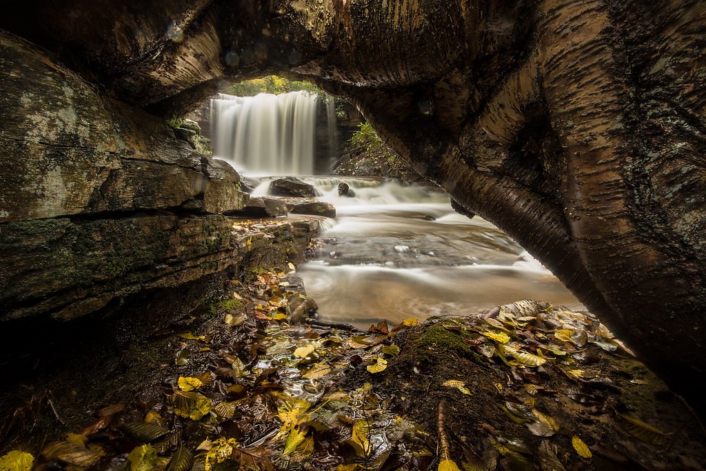 Cold Run Road Falls waterfall