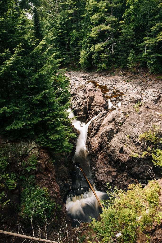 Copper Falls waterfall