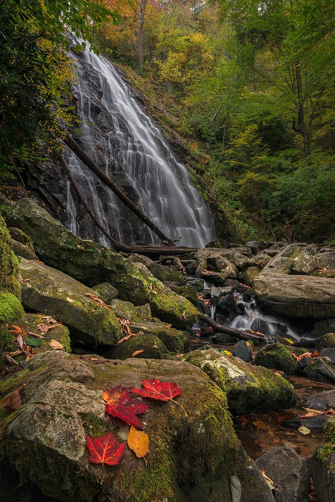 Crabtree Falls waterfall