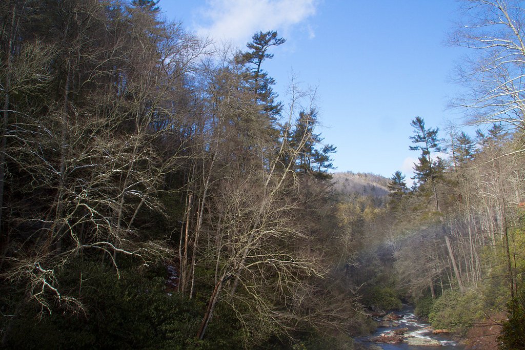 Cullasaja Falls waterfall