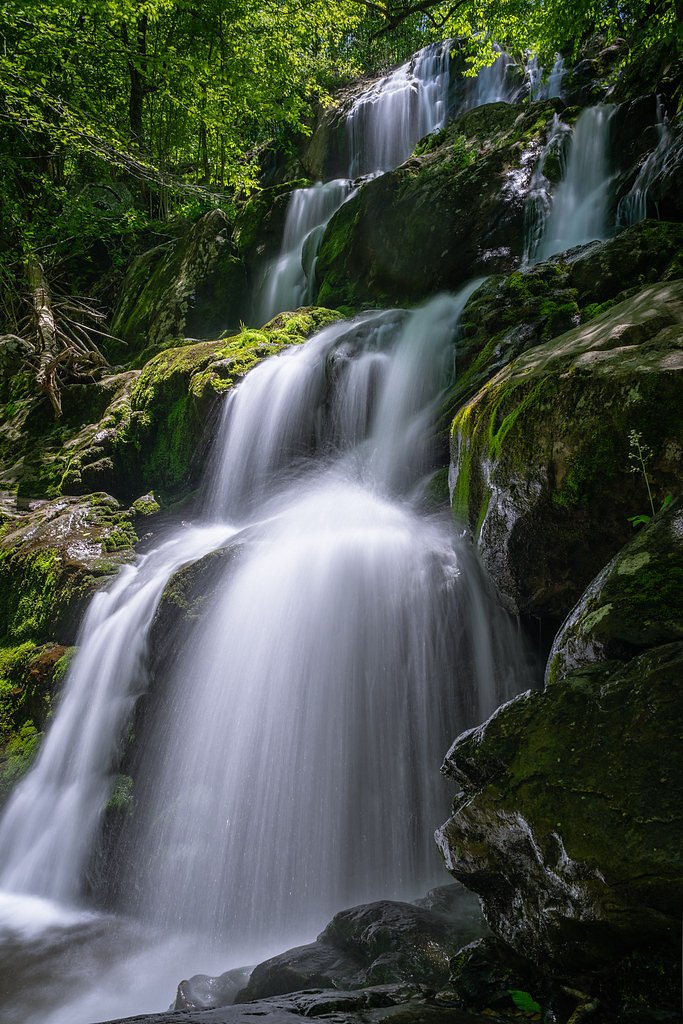 Dark Hollow Falls waterfall