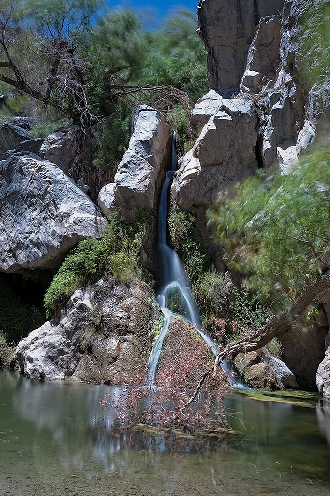 Darwin Falls waterfall