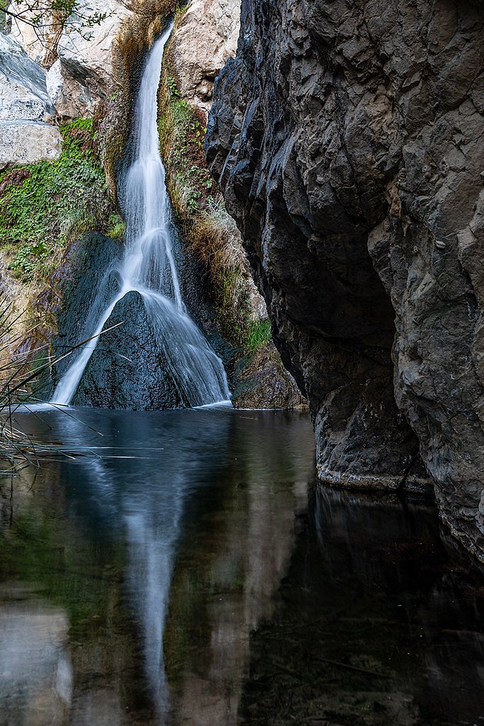 Darwin Falls waterfall