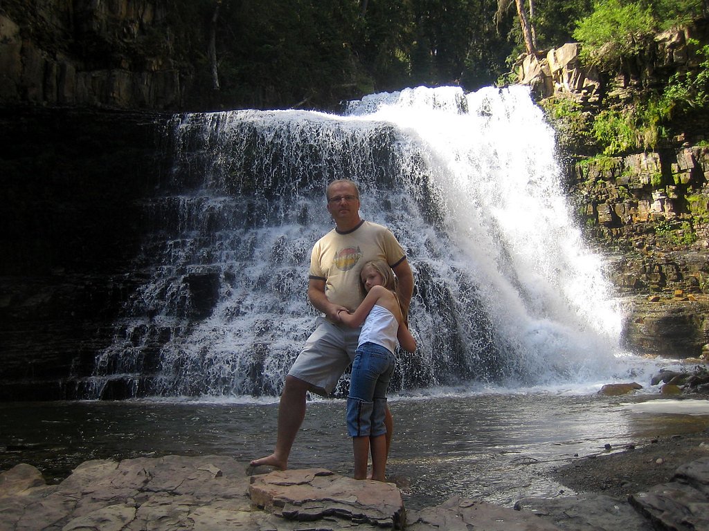 Dean Falls waterfall