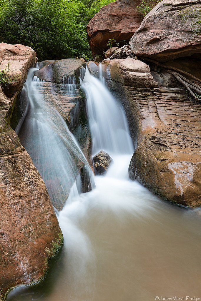 Double Falls waterfall