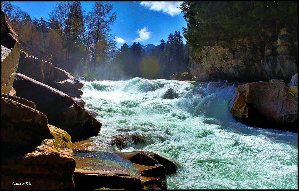 Eagle Falls waterfall