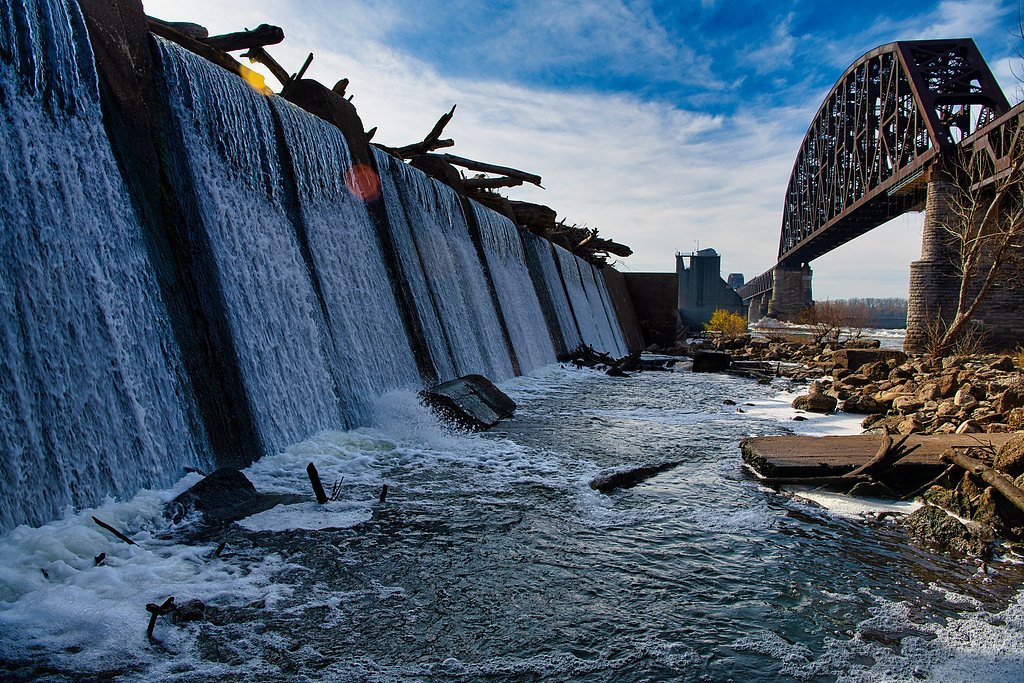 Falls of the Ohio waterfall