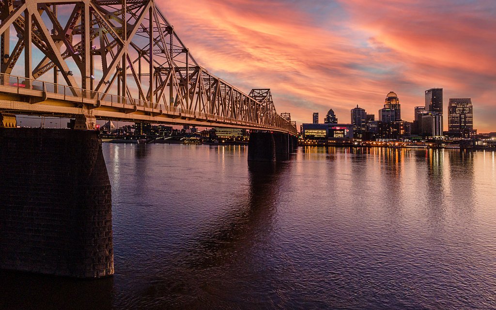 Falls of the Ohio waterfall