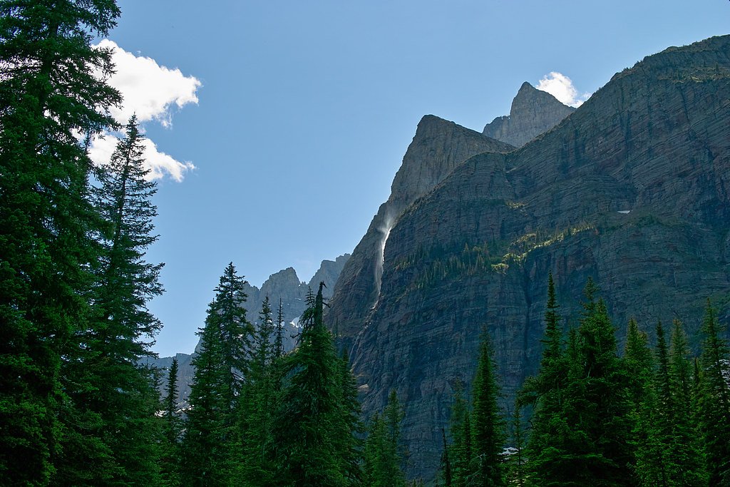 Feather Plume Falls waterfall