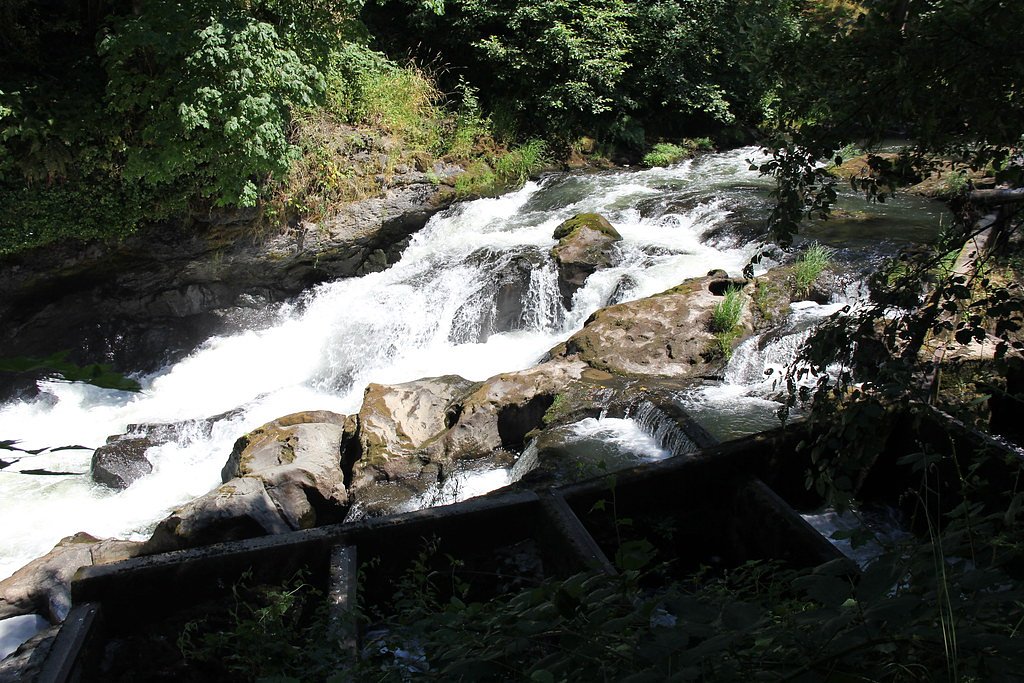 Fish Ladder Falls waterfall