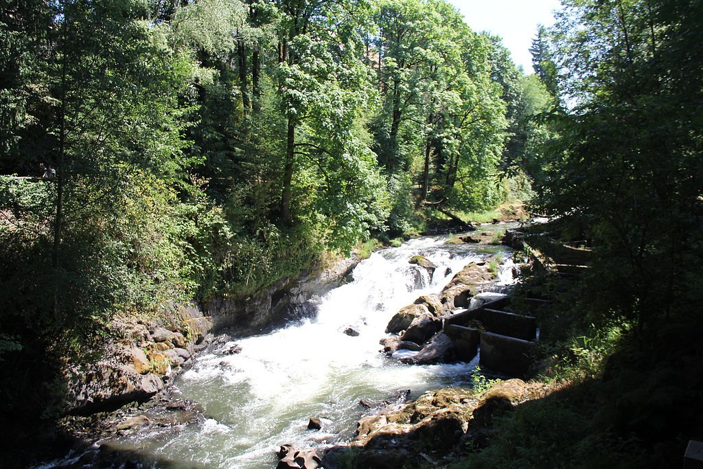 Fish Ladder Falls waterfall