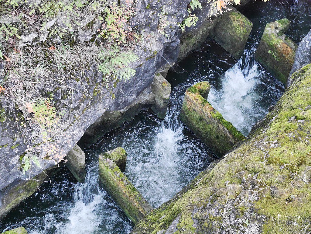Fish Ladder Falls waterfall