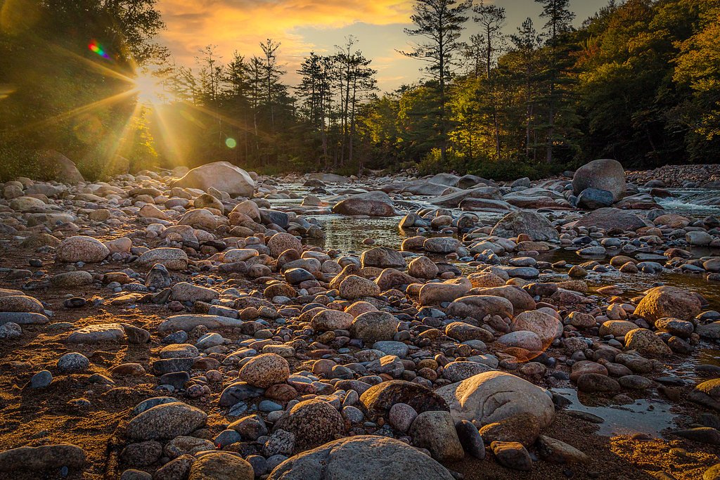 Franconia Falls waterfall