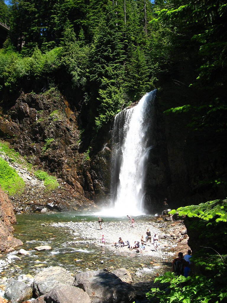 Franklin Falls waterfall