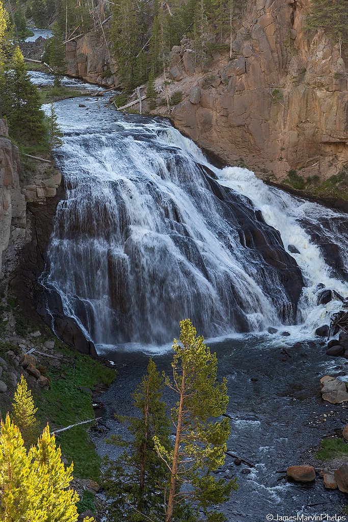 Gibbon Falls waterfall