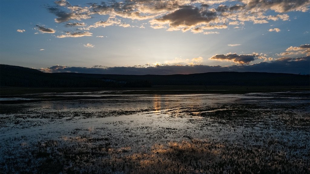 Gibbon Falls waterfall